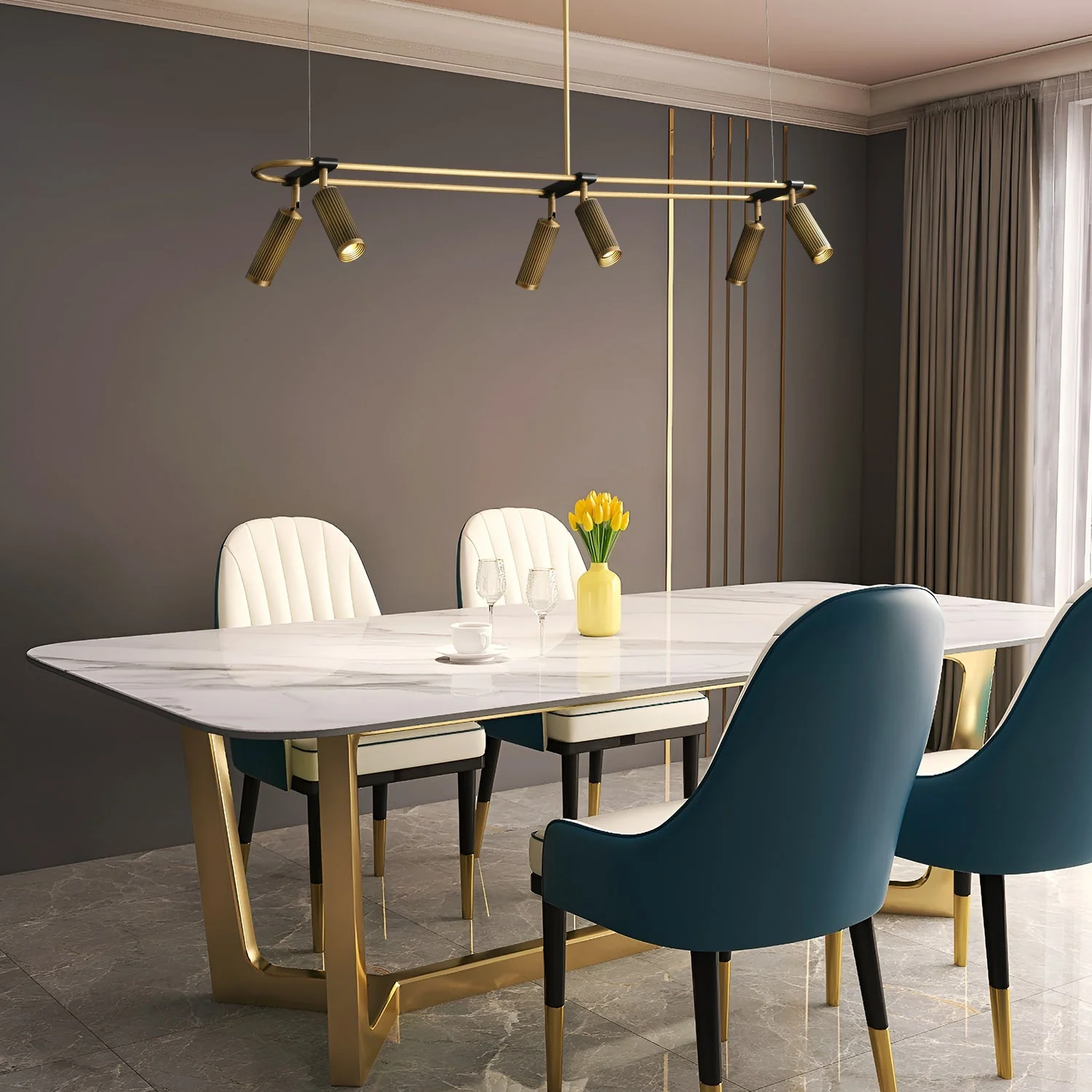Spot Linear Suspension Pendant Light - Image 6