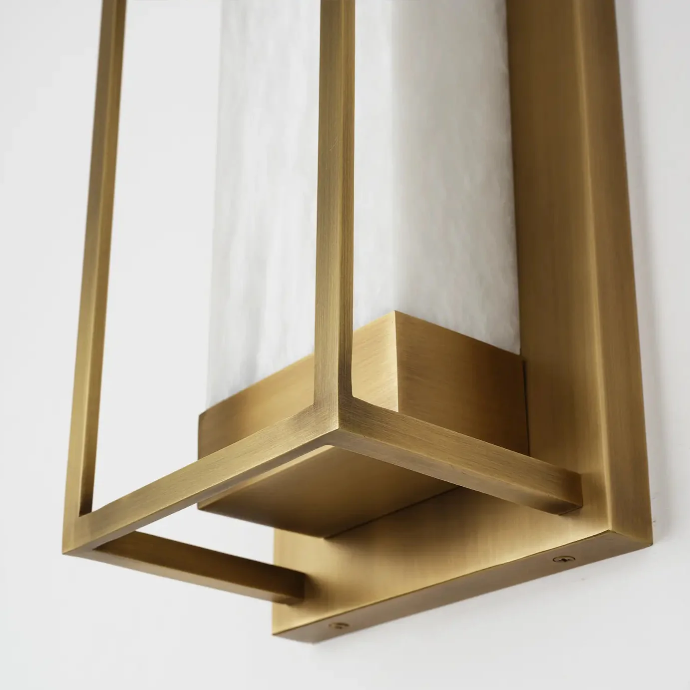 Maurizio Alabaster Square-Shaped Wall Sconces - Image 5