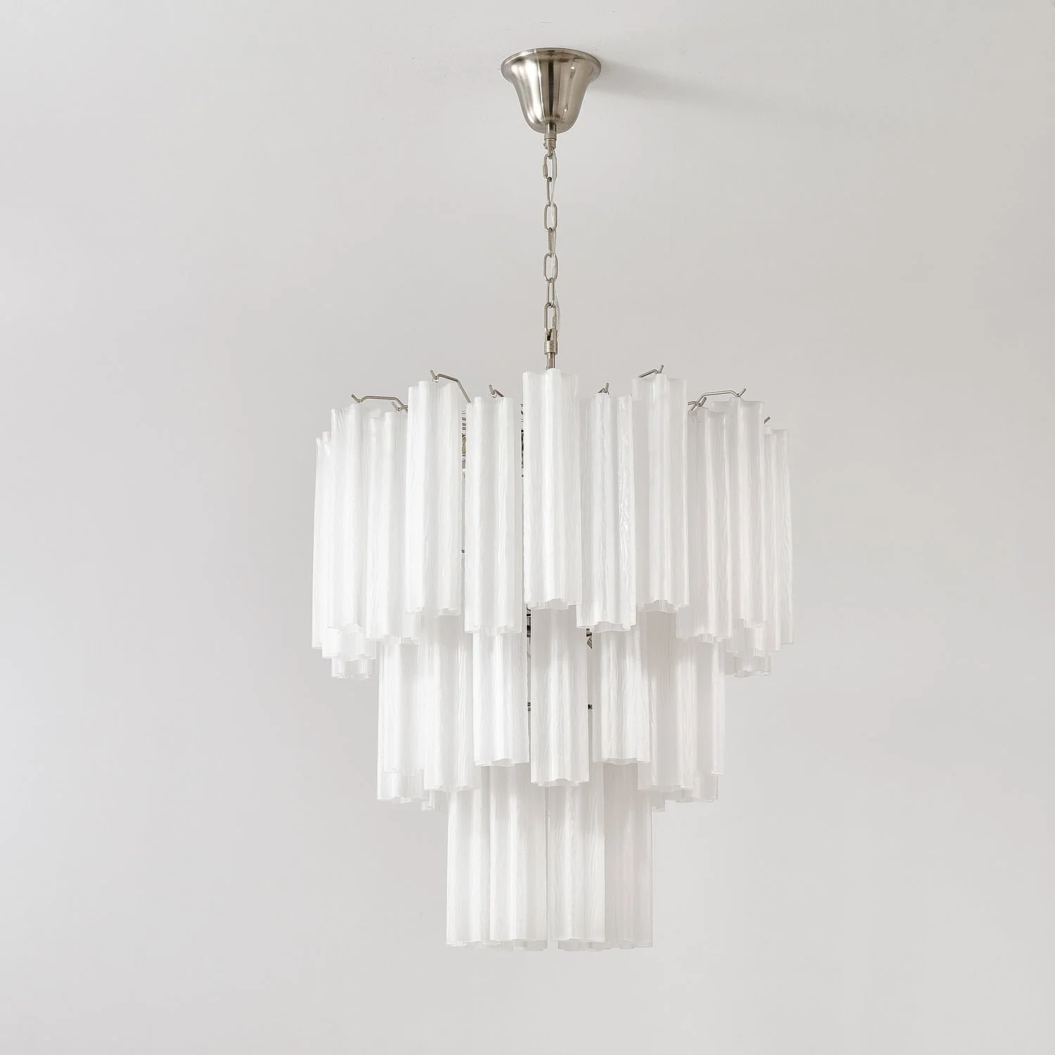 Frosted Glass Tubes Chandelier - Image 14