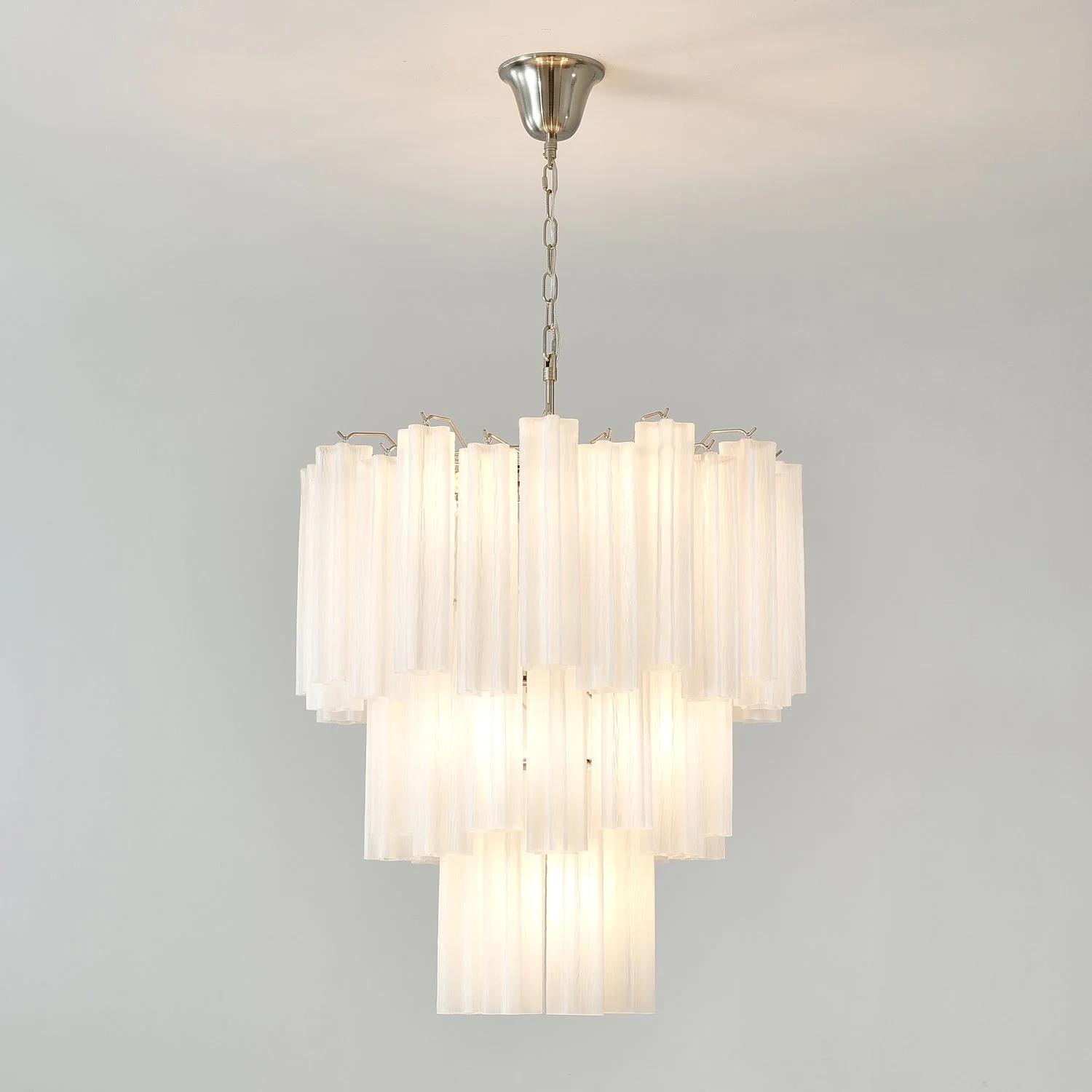Frosted Glass Tubes Chandelier - Image 16