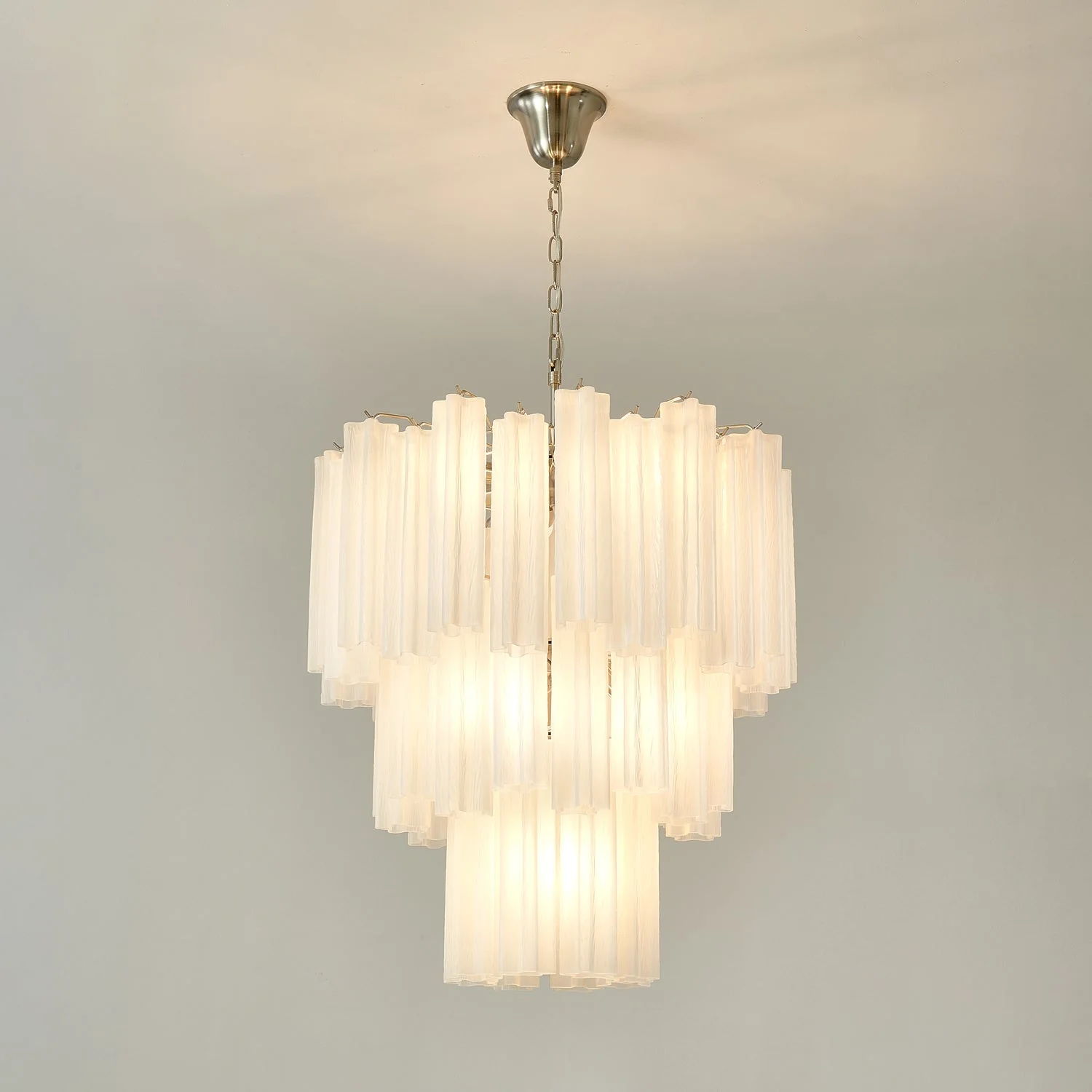 Frosted Glass Tubes Chandelier - Image 17