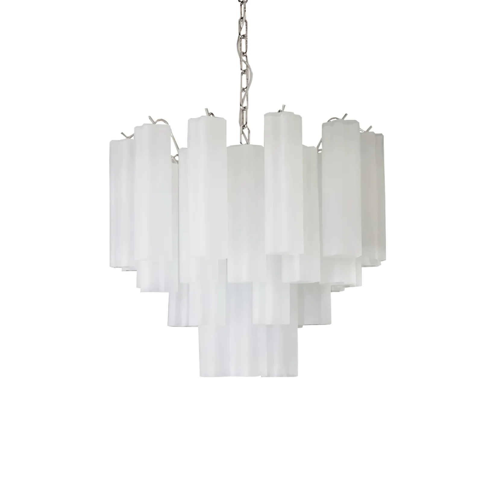 Frosted Glass Tubes Chandelier - Image 3