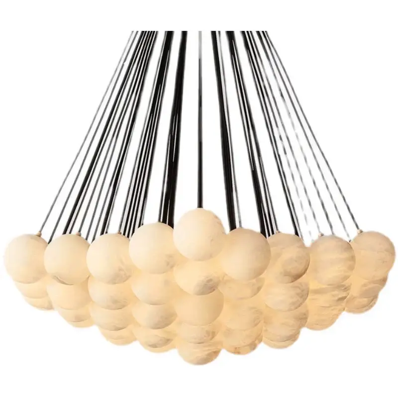Stella Alabaster Chandelier, 61 Alabaster spheres - Image 2