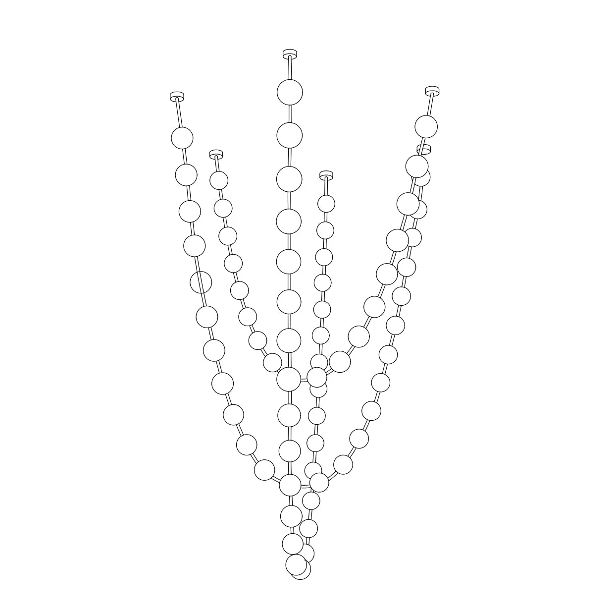 Strand Necklace Chandelier - Image 19