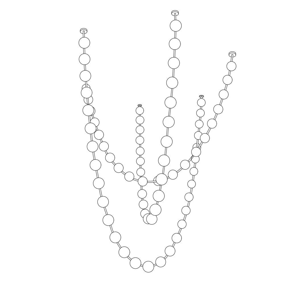 Strand Necklace Chandelier - Image 21