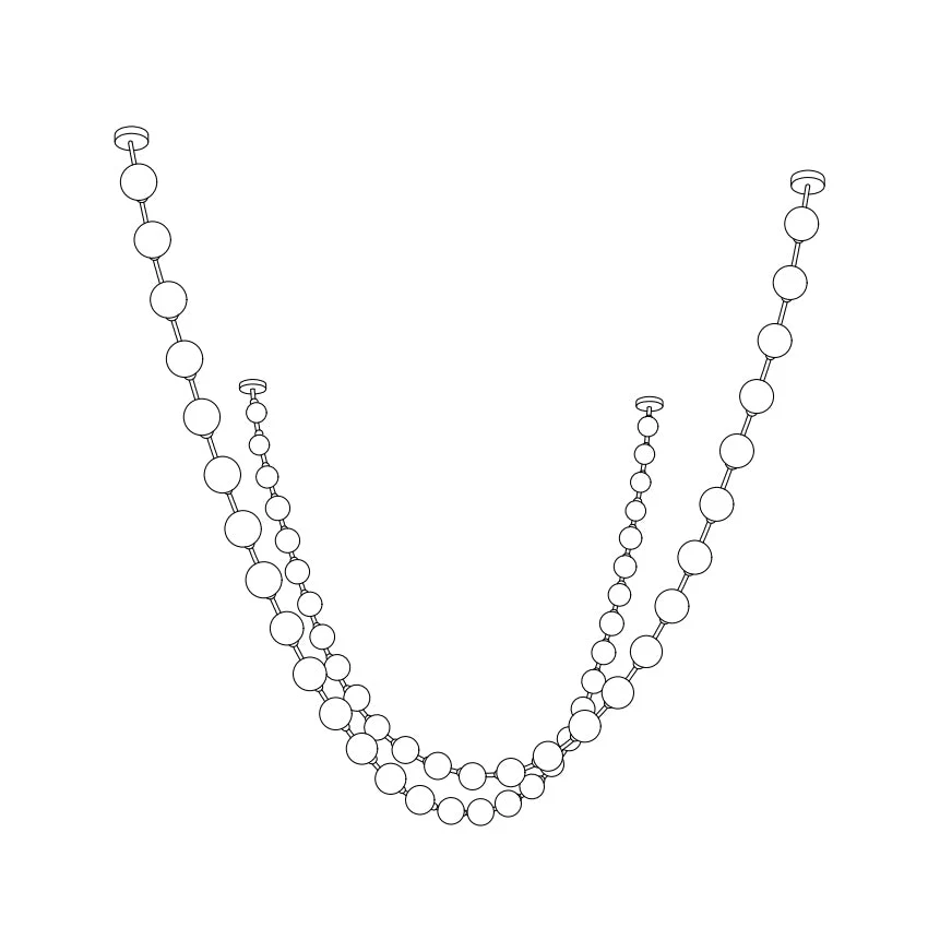 Strand Necklace Chandelier - Image 22