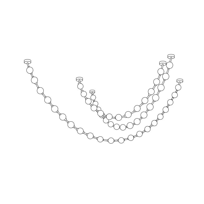 Strand Necklace Chandelier - Image 25