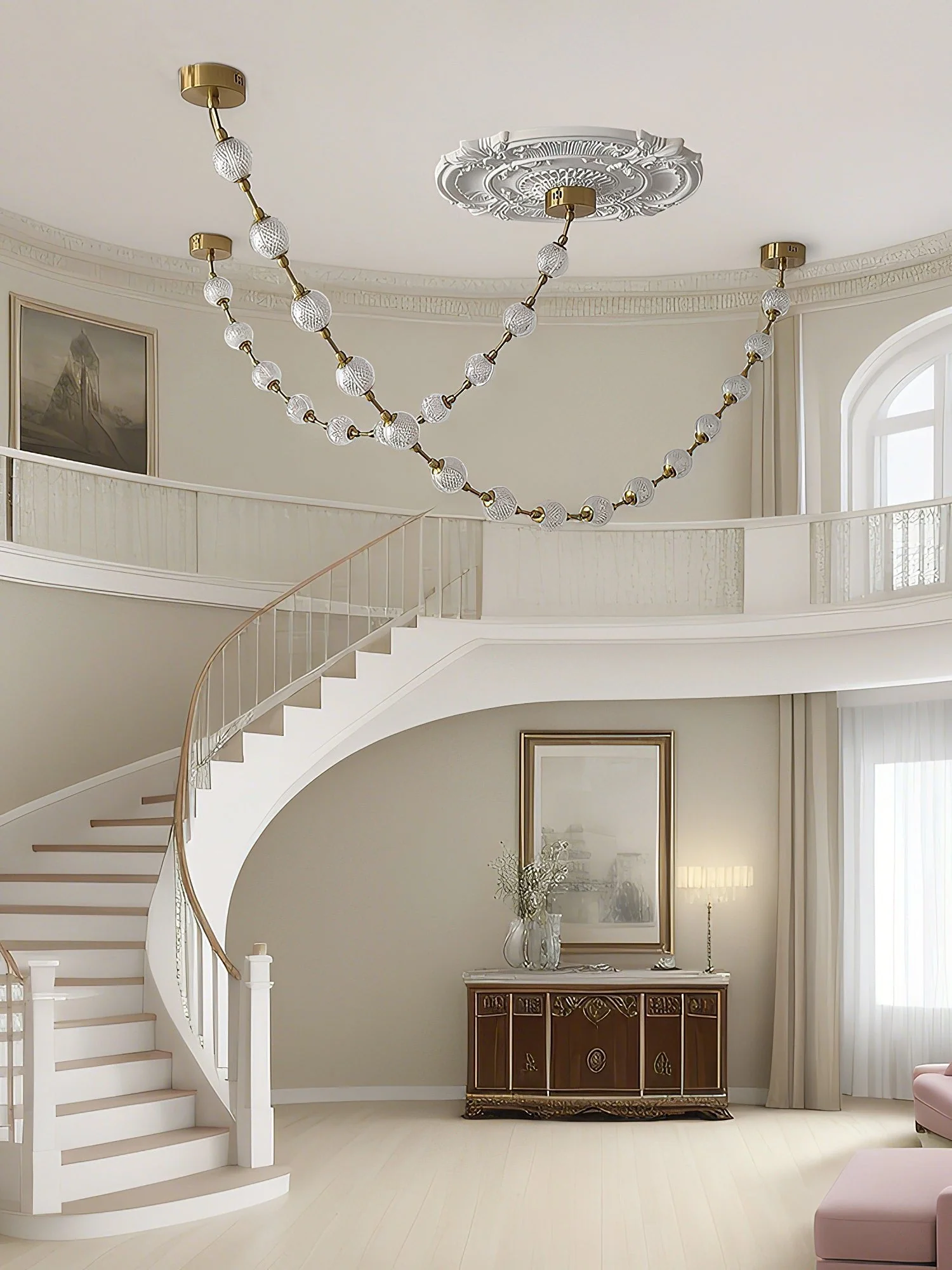 Strand Necklace Chandelier - Image 6