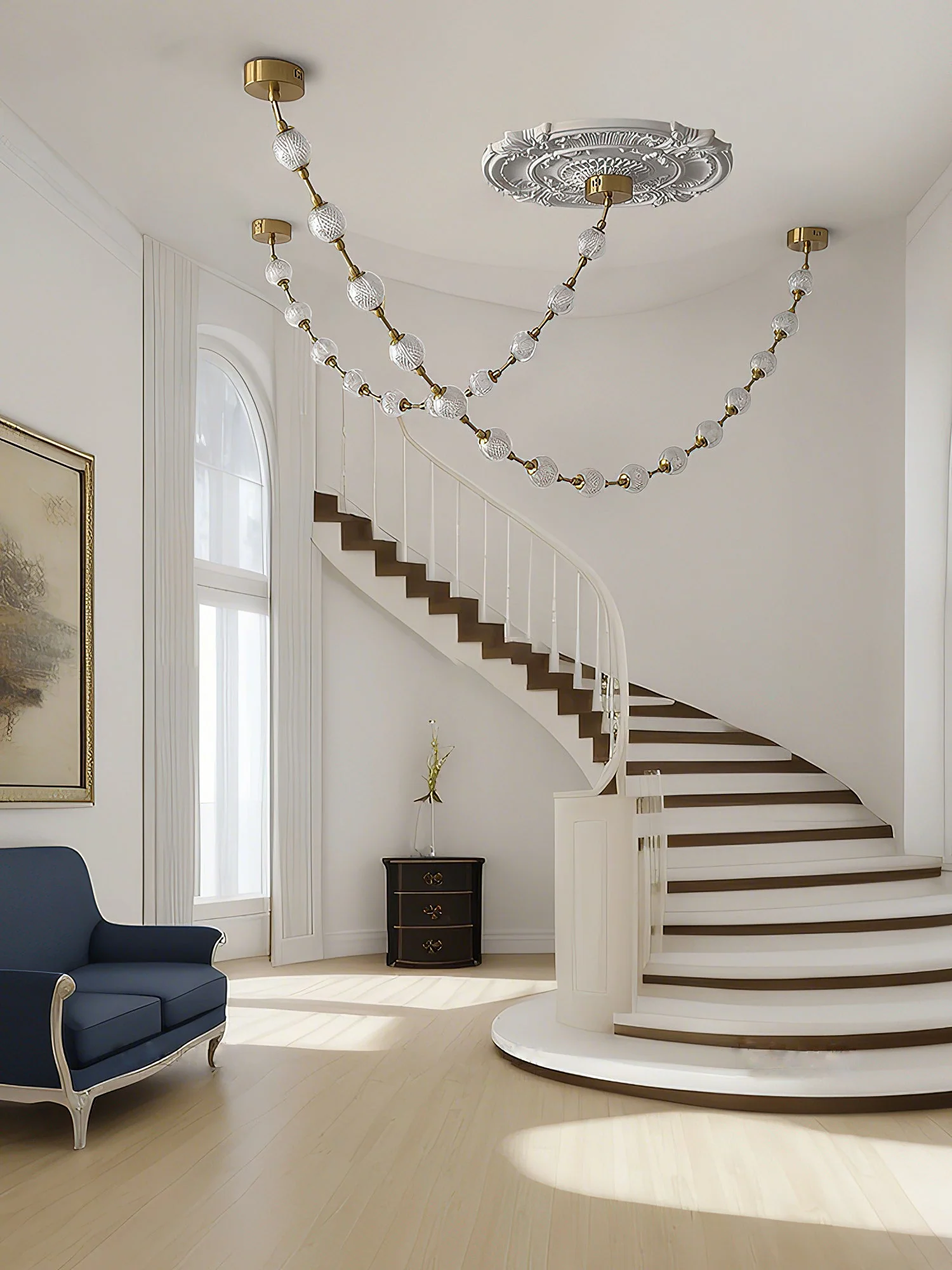 Strand Necklace Chandelier - Image 7