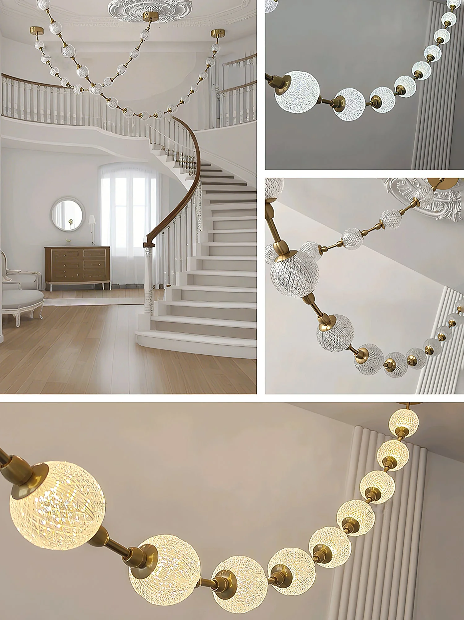 Strand Necklace Chandelier - Image 8