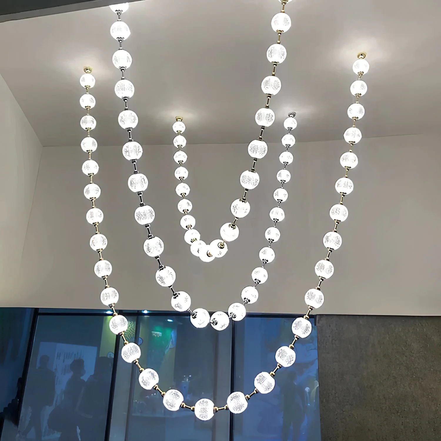 Strand Necklace Chandelier - Image 9
