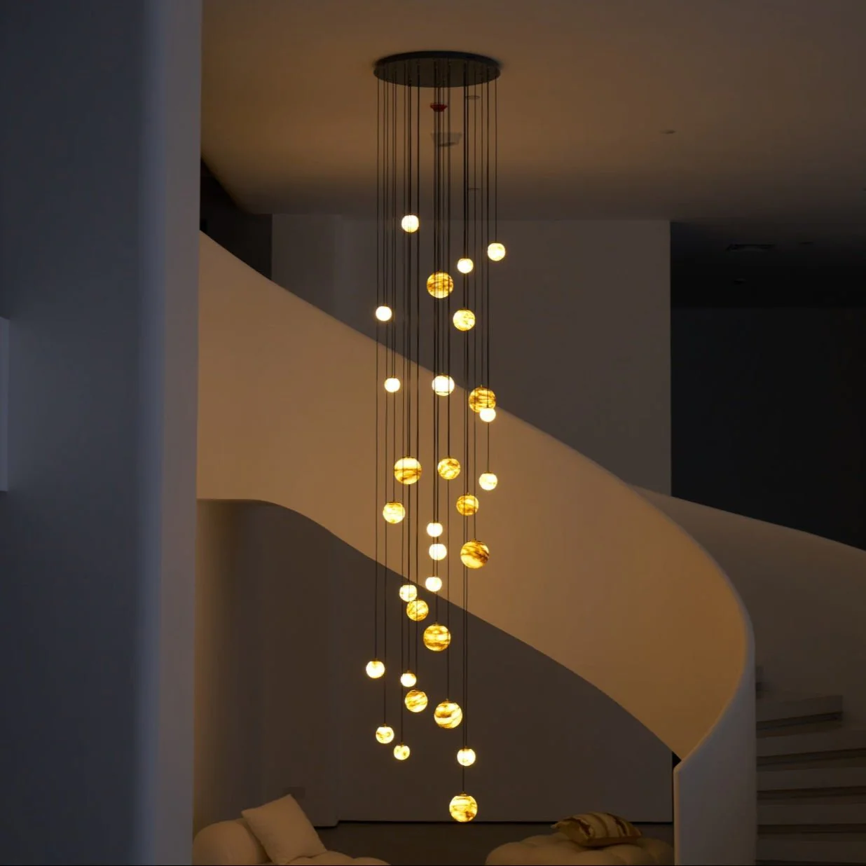 Sultana Alabaster Cluster Chandelier - Image 13