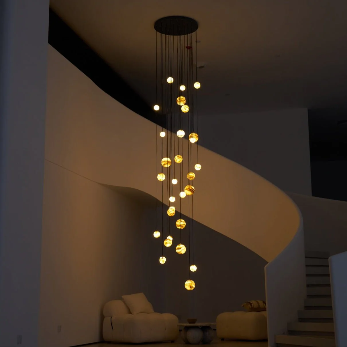 Sultana Alabaster Cluster Chandelier - Image 15