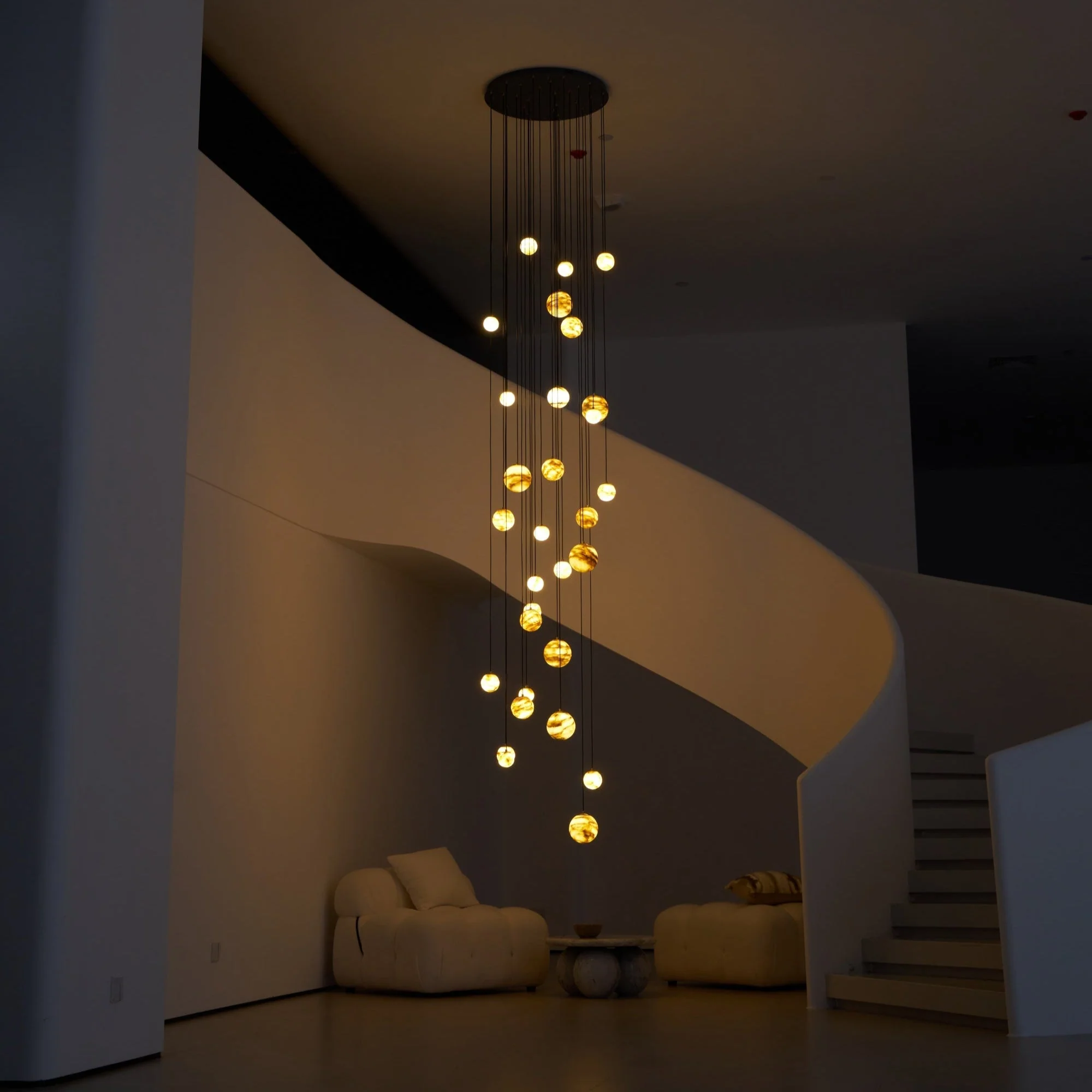 Sultana Alabaster Cluster Chandelier - Image 16