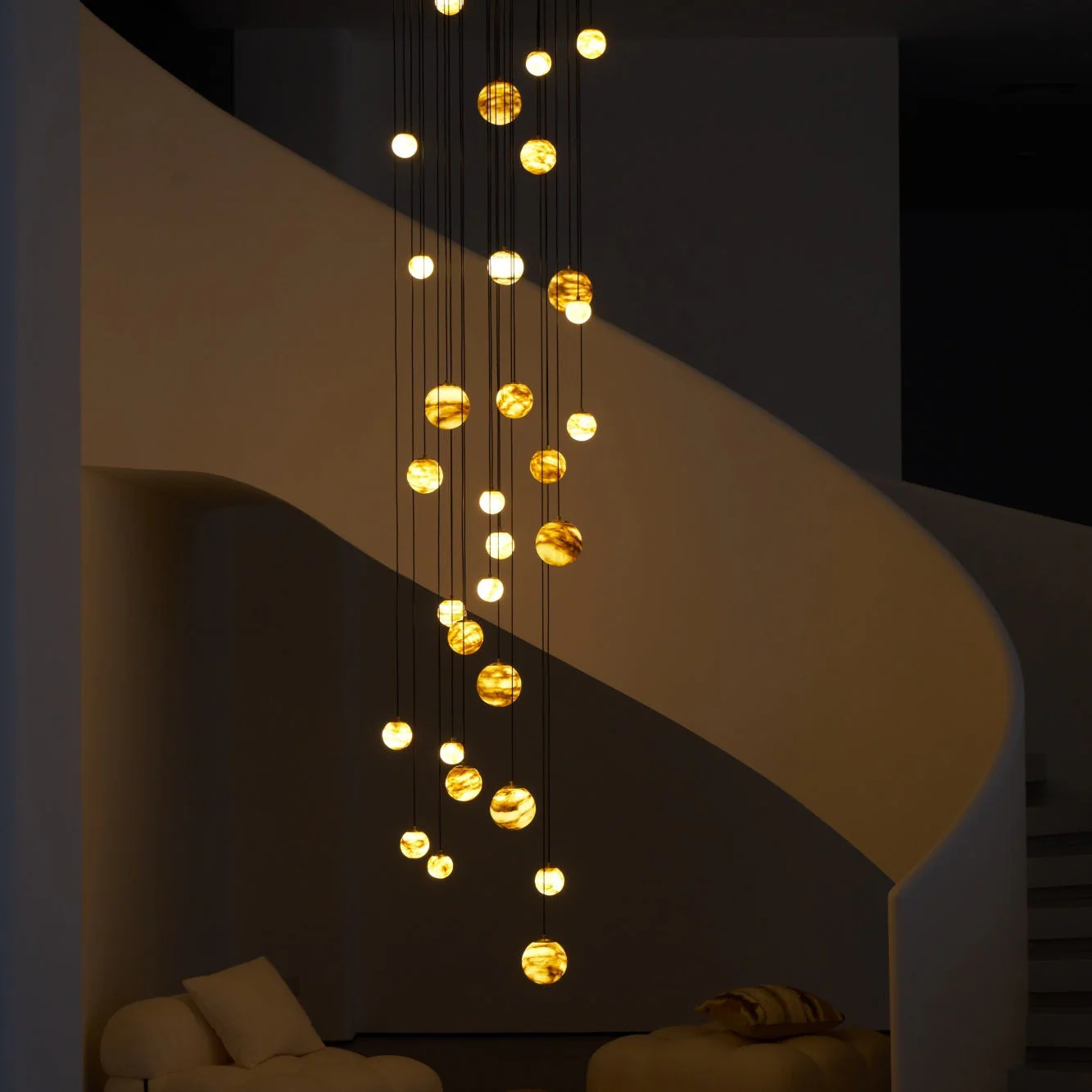 Sultana Alabaster Cluster Chandelier - Image 19