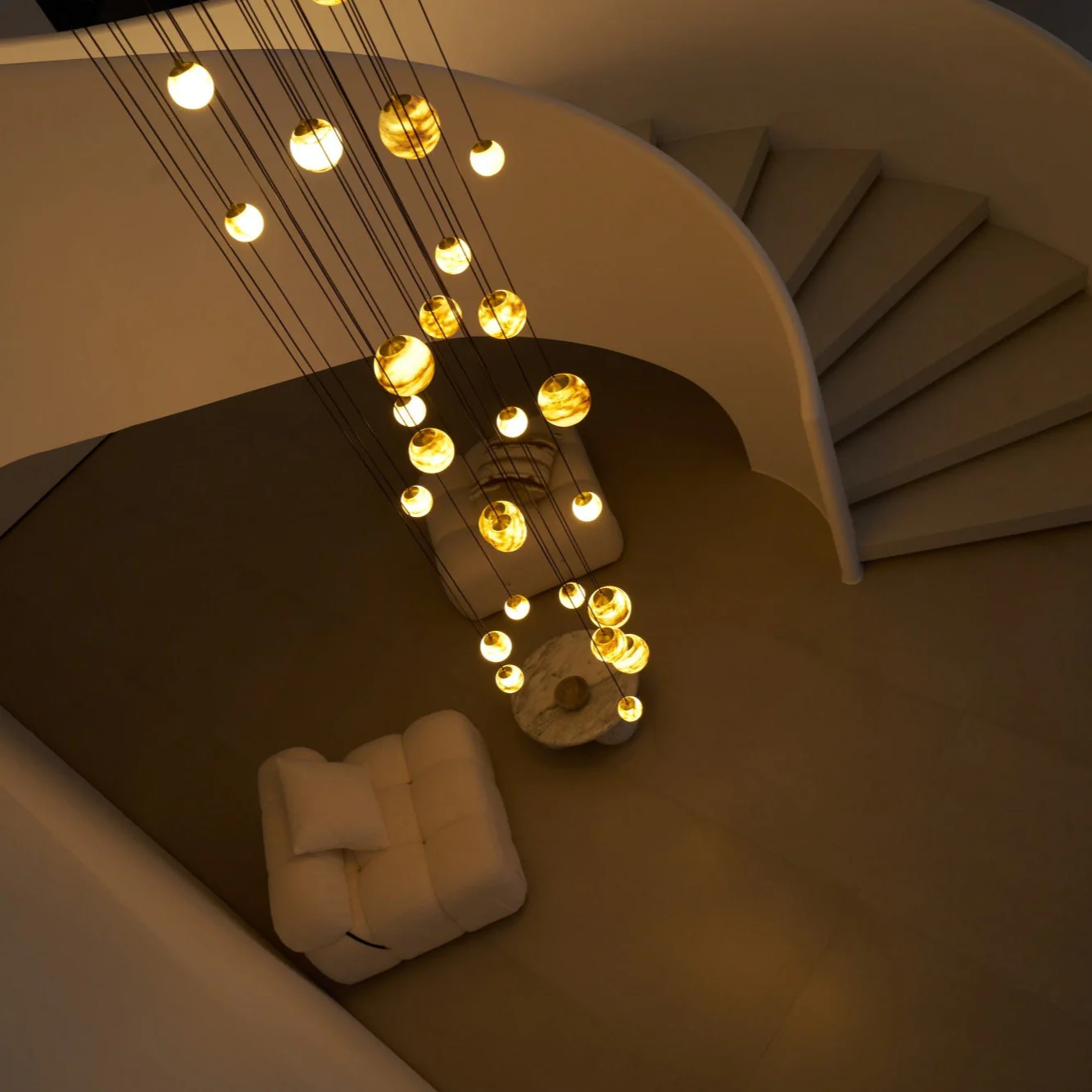 Sultana Alabaster Cluster Chandelier - Image 20
