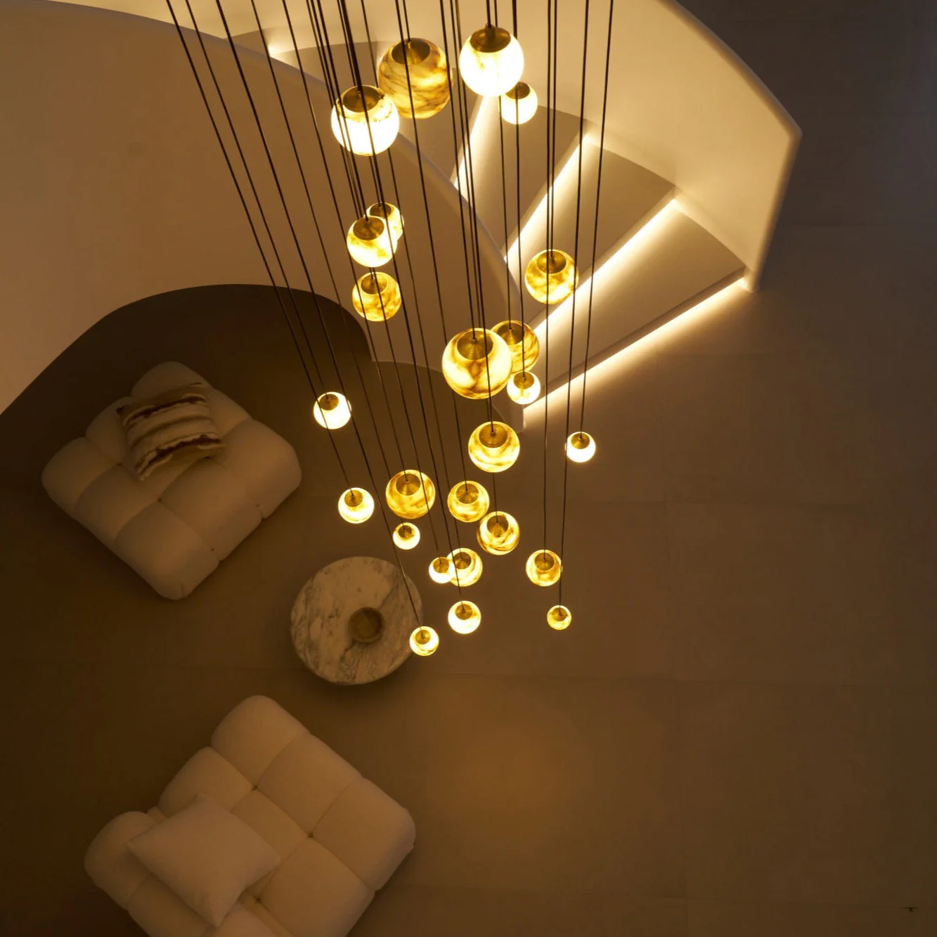 Sultana Alabaster Cluster Chandelier - Image 21