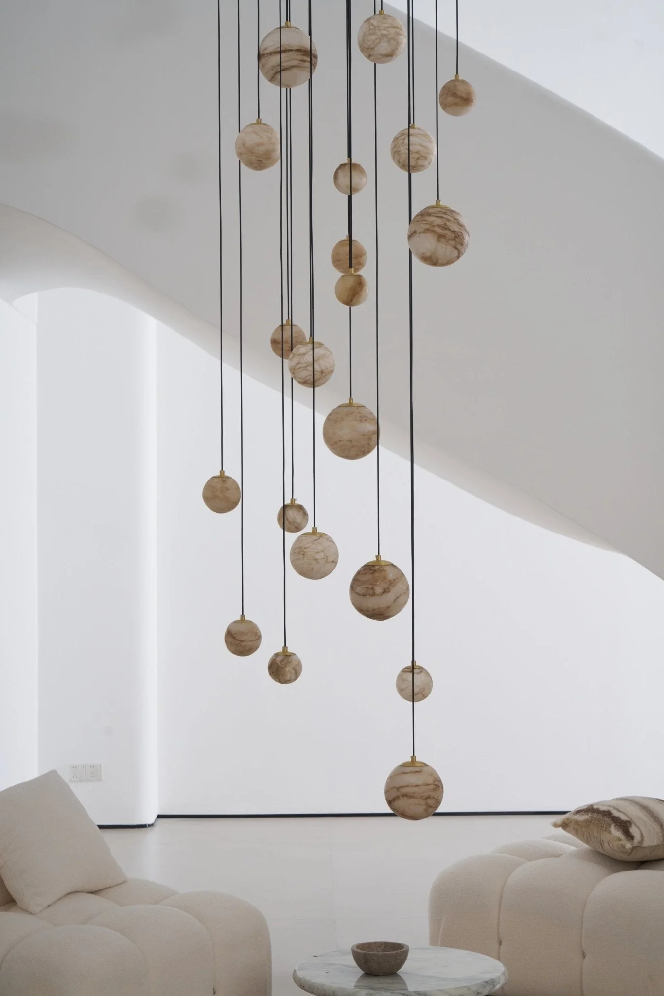 Sultana Alabaster Cluster Chandelier - Image 28