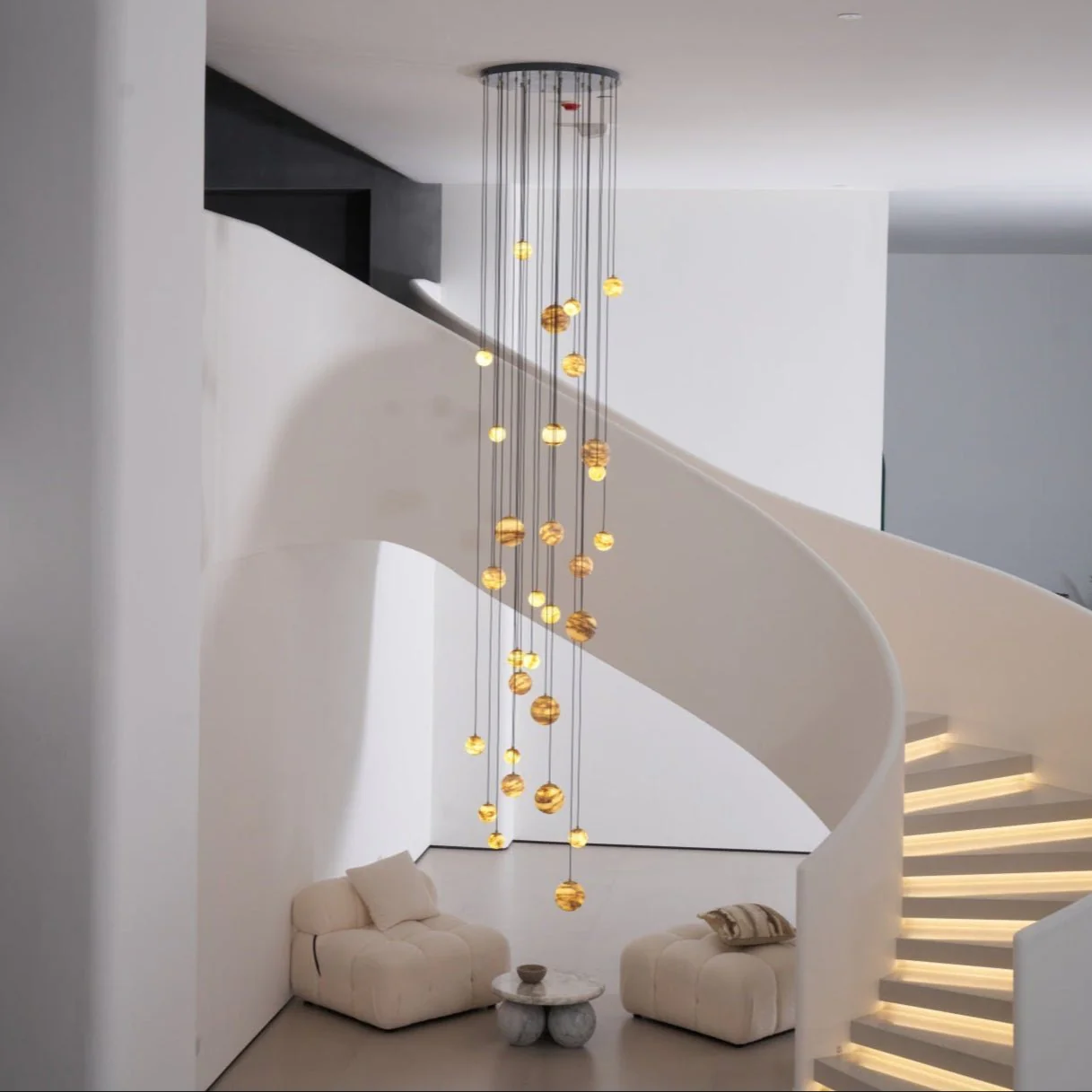 Sultana Alabaster Cluster Chandelier - Image 34