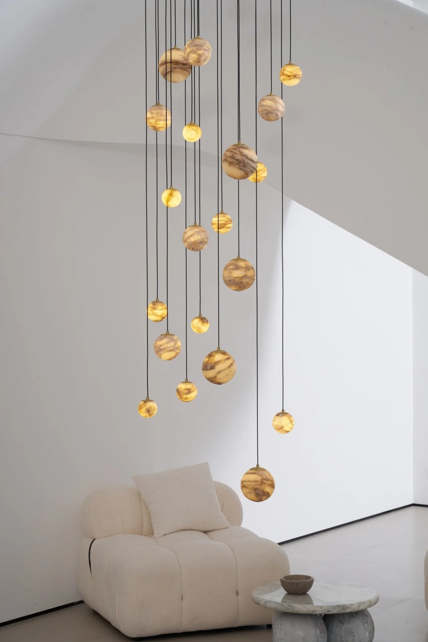 Sultana Alabaster Cluster Chandelier - Image 35