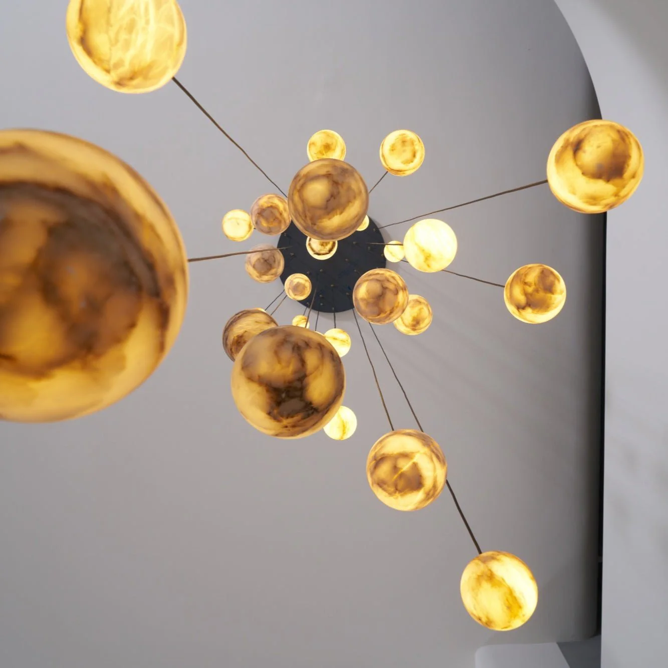 Sultana Alabaster Cluster Chandelier - Image 37
