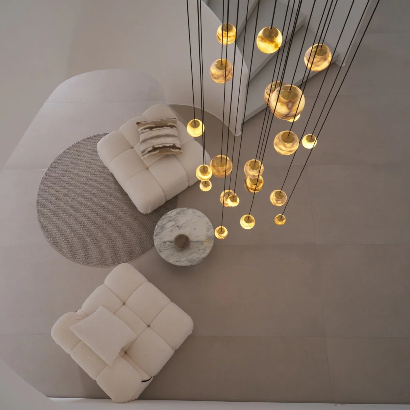 Sultana Alabaster Cluster Chandelier - Image 38