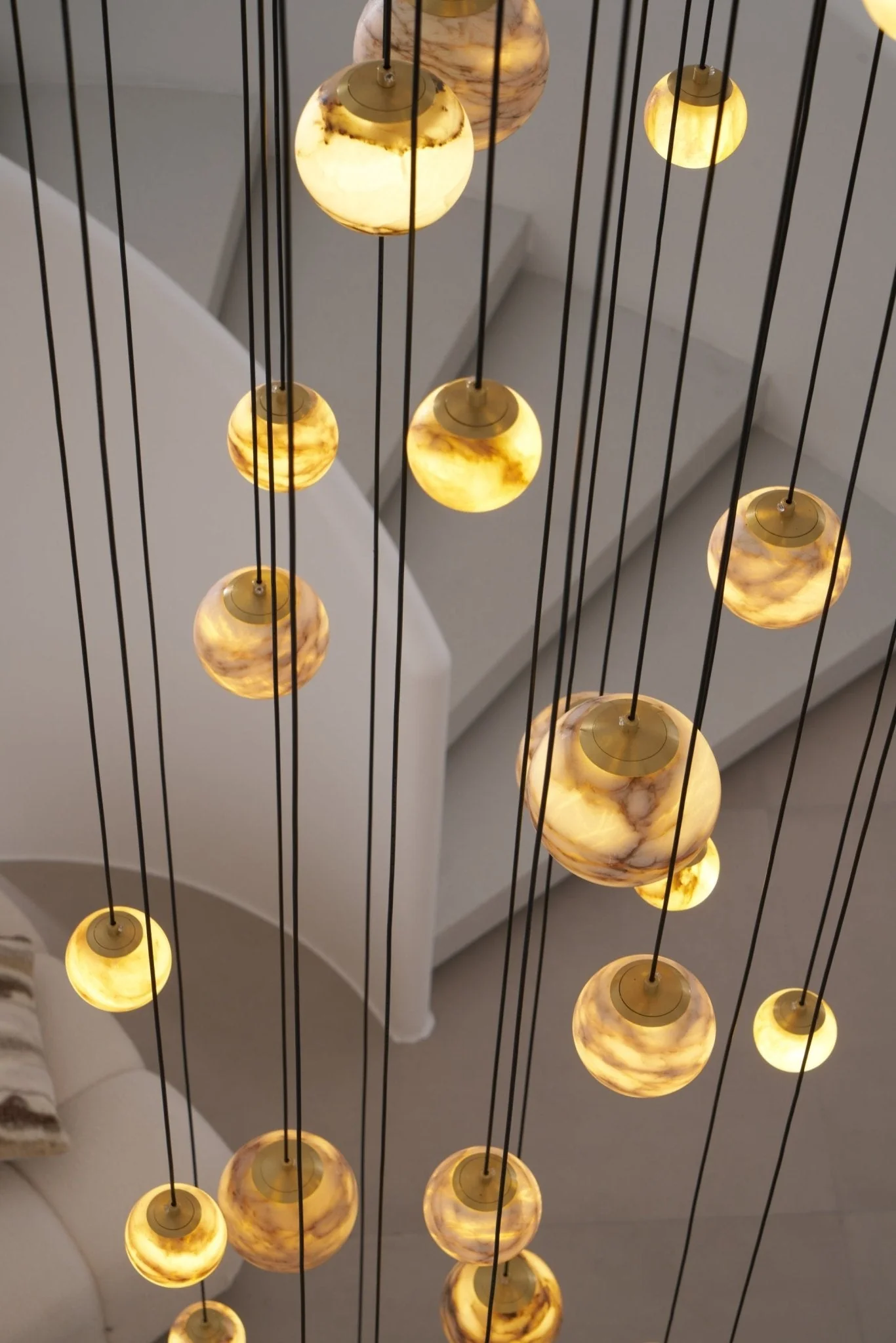 Sultana Alabaster Cluster Chandelier - Image 39