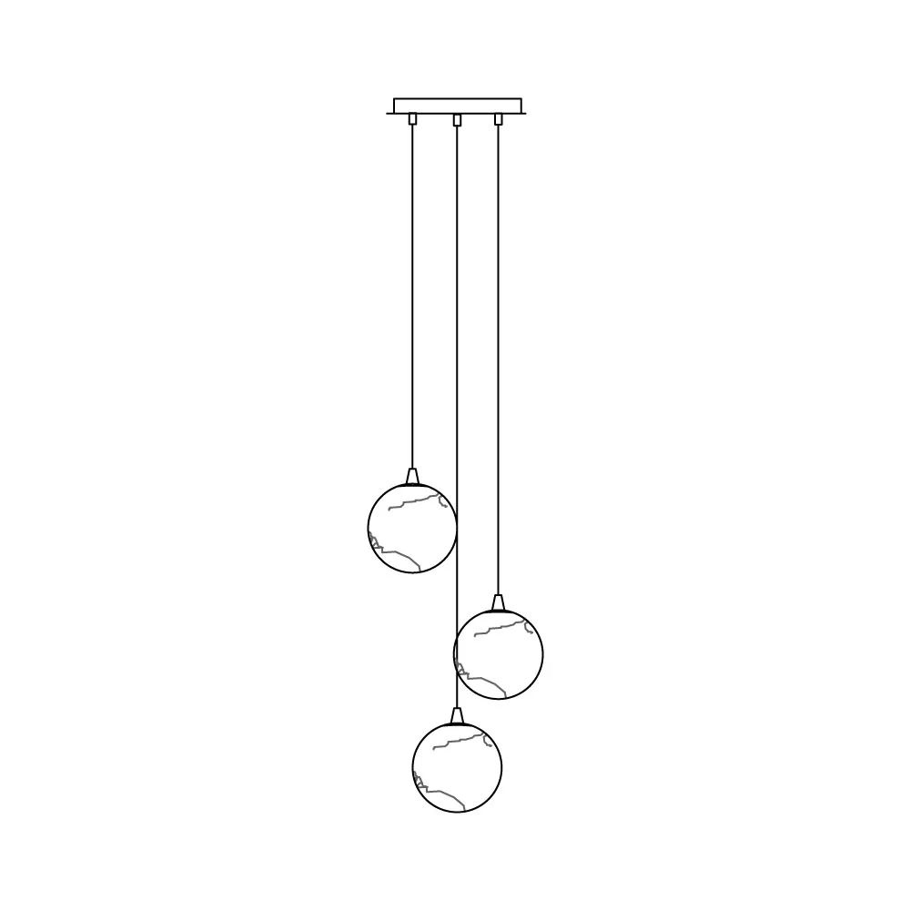 Sultana Alabaster Cluster Chandelier - Image 40