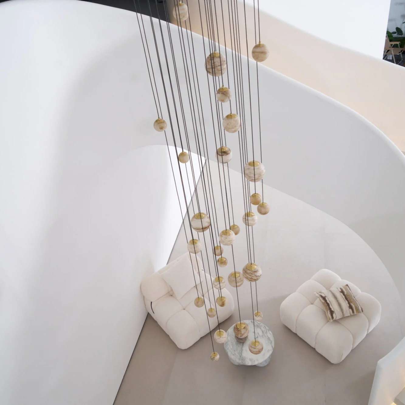Sultana Alabaster Cluster Chandelier - Image 5