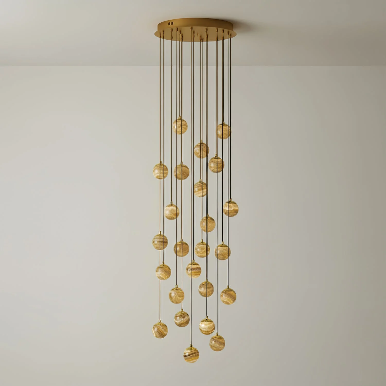 Sultana Alabaster Cluster Chandelier - Image 50