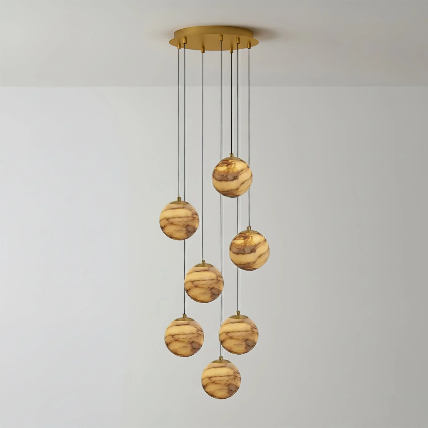 Sultana Alabaster Cluster Chandelier - Image 52