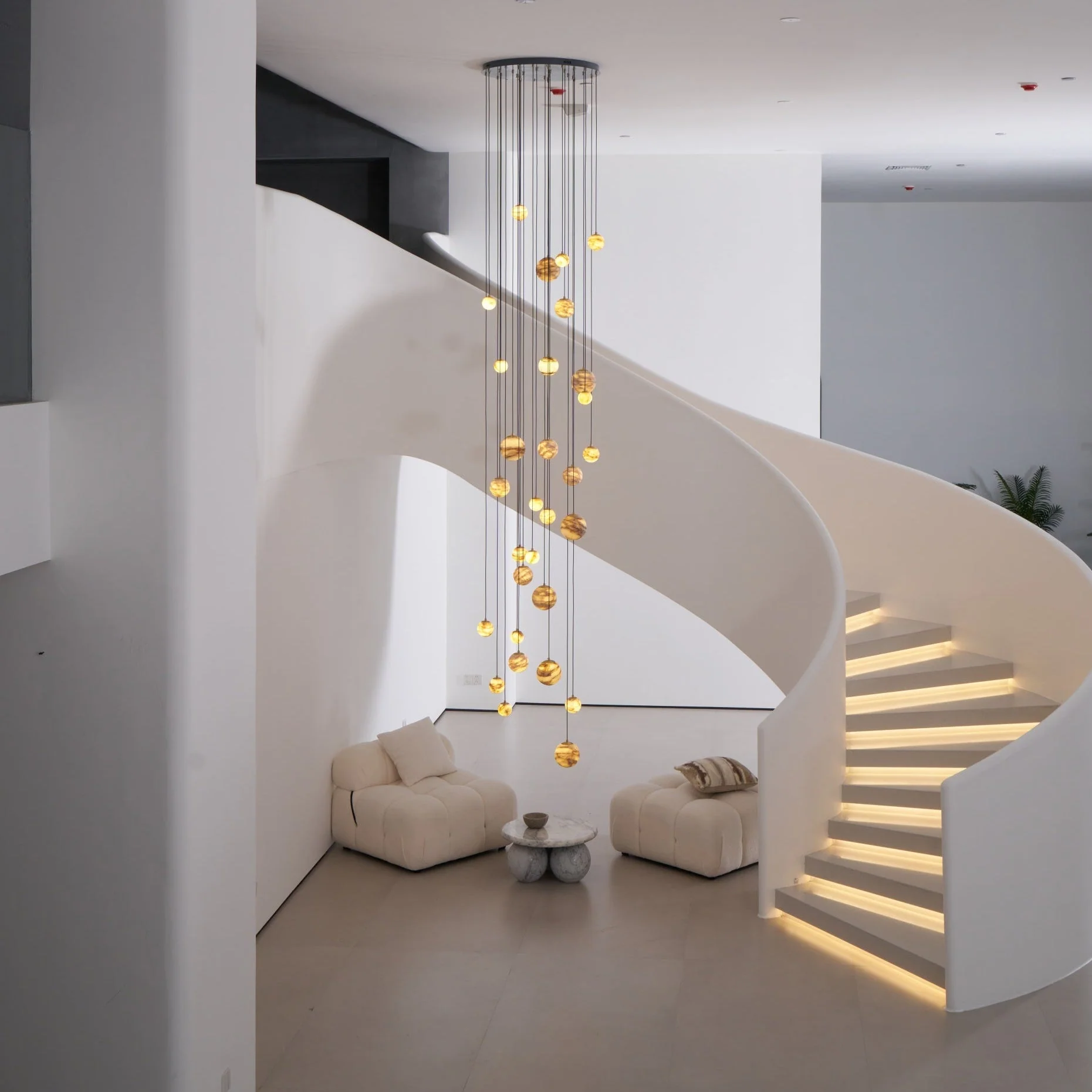 Sultana Alabaster Cluster Chandelier - Image 55