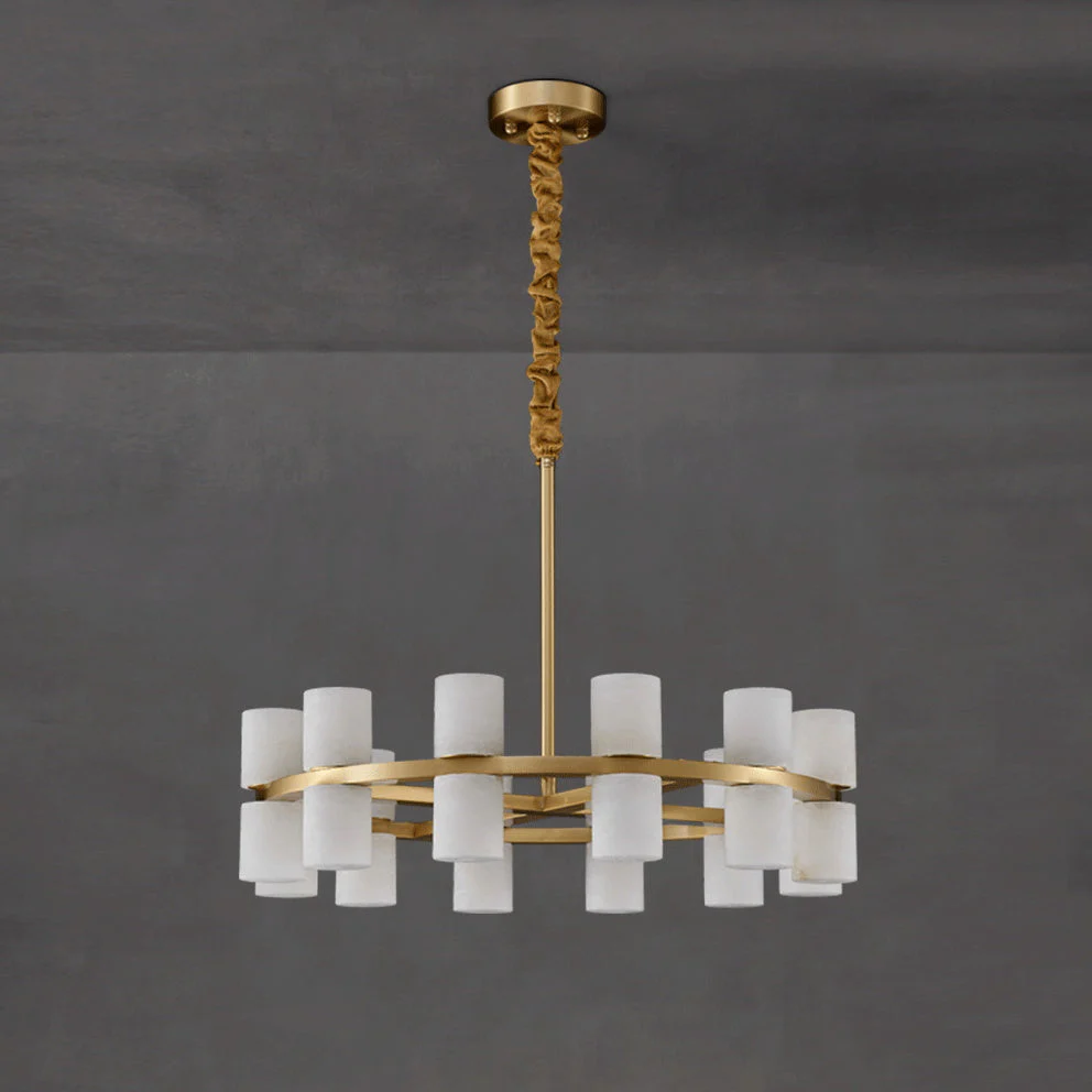 Tabitha Alabaster Chandelier - Image 9