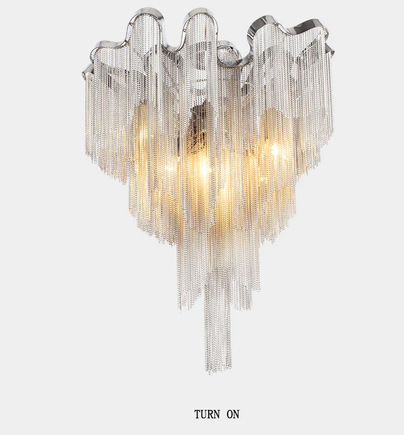 Tassel Aluminum Chain Ceiling Lighting - Image 7
