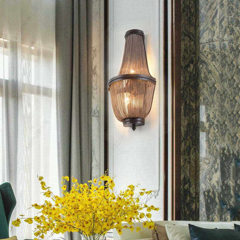 Tassel Chain Barn Wall Sconce - Image 11