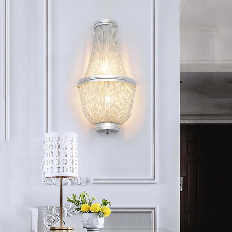 Tassel Chain Barn Wall Sconce - Image 4