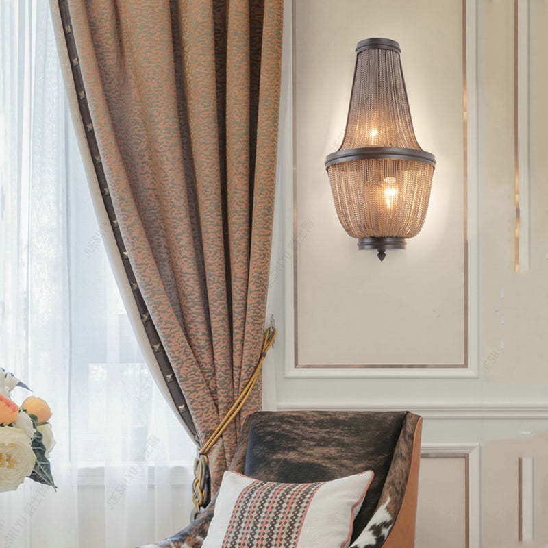 Tassel Chain Barn Wall Sconce - Image 5