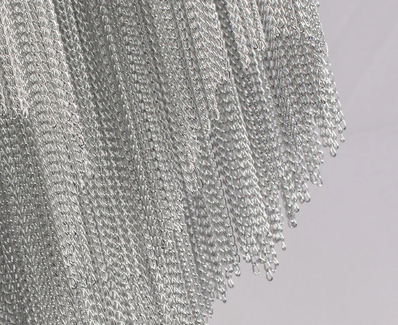 Tassel chandelier Silver 6/8 Lights - Image 5