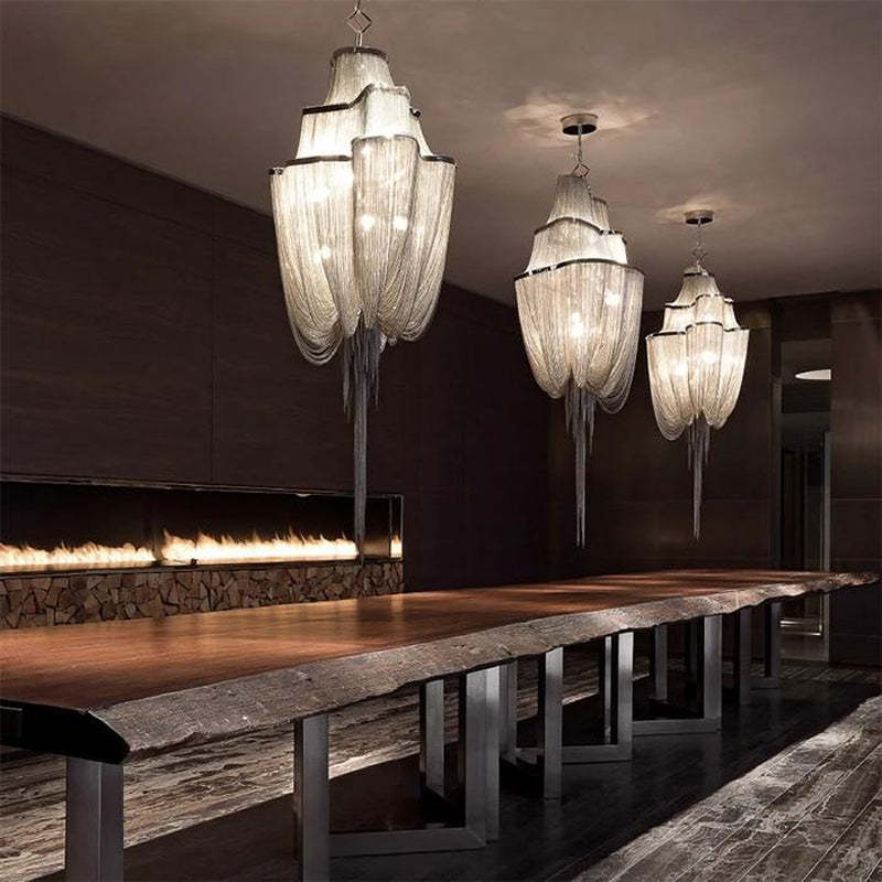 Tassel Multi Tier Pendant - Image 4