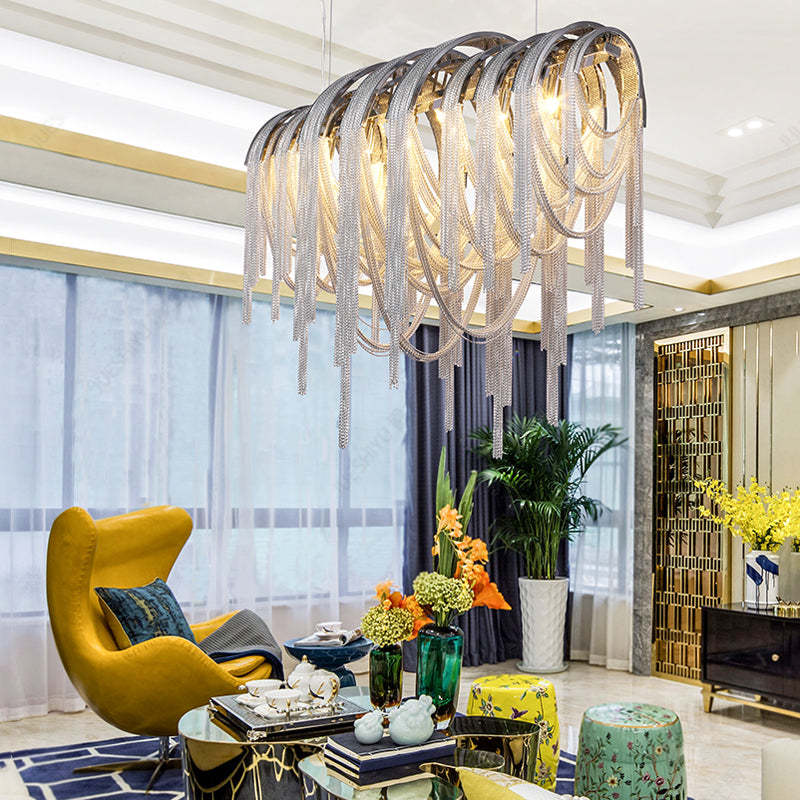 Tassel Oval Chandelier - Image 7