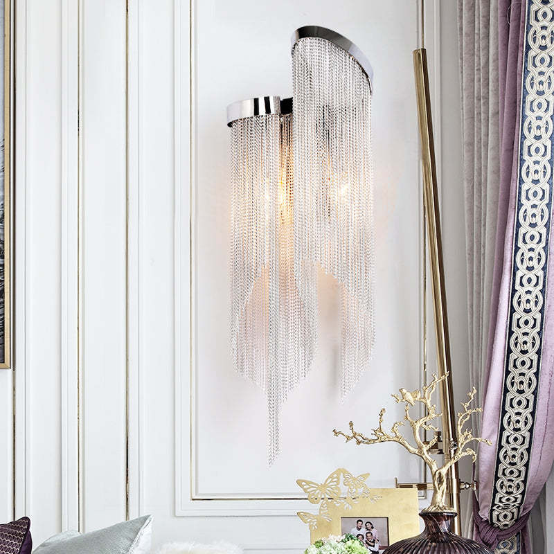 Tassel Streamlined Modern Wall Sconce - Image 4