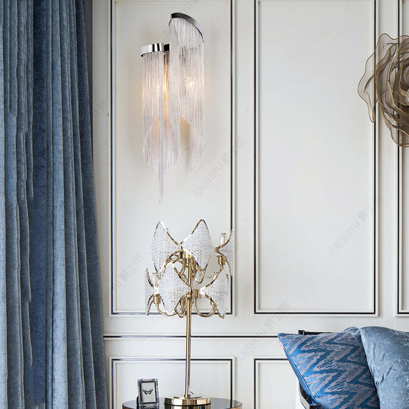 Tassel Streamlined Modern Wall Sconce - Image 6
