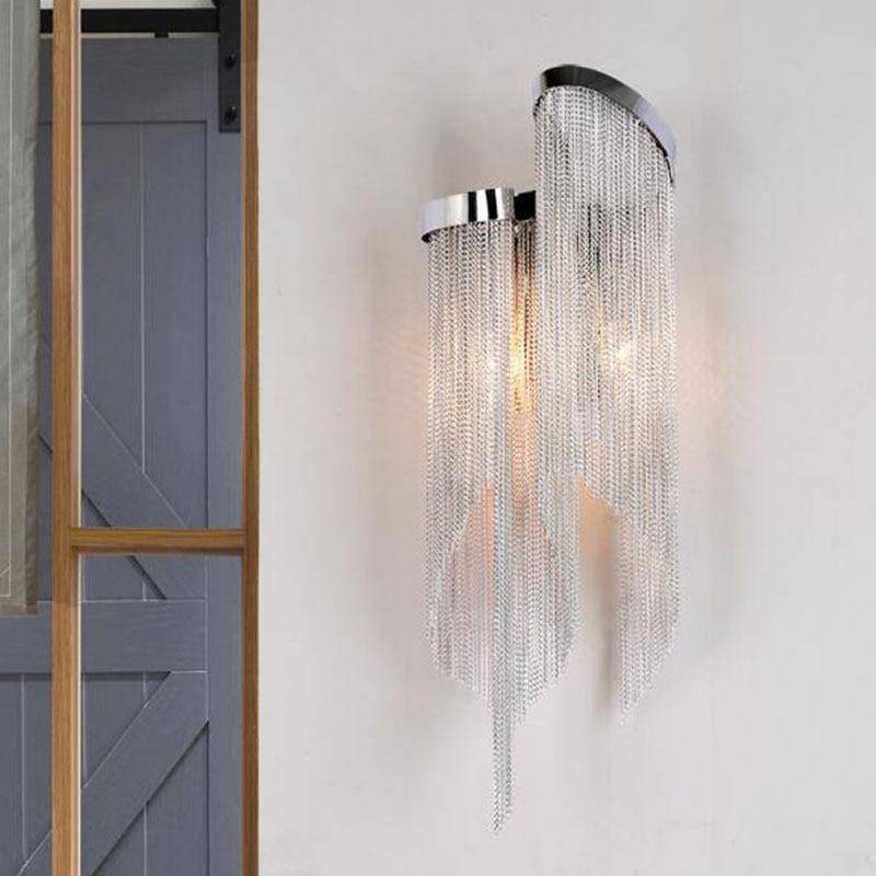 Tassel Streamlined Modern Wall Sconce - Image 8