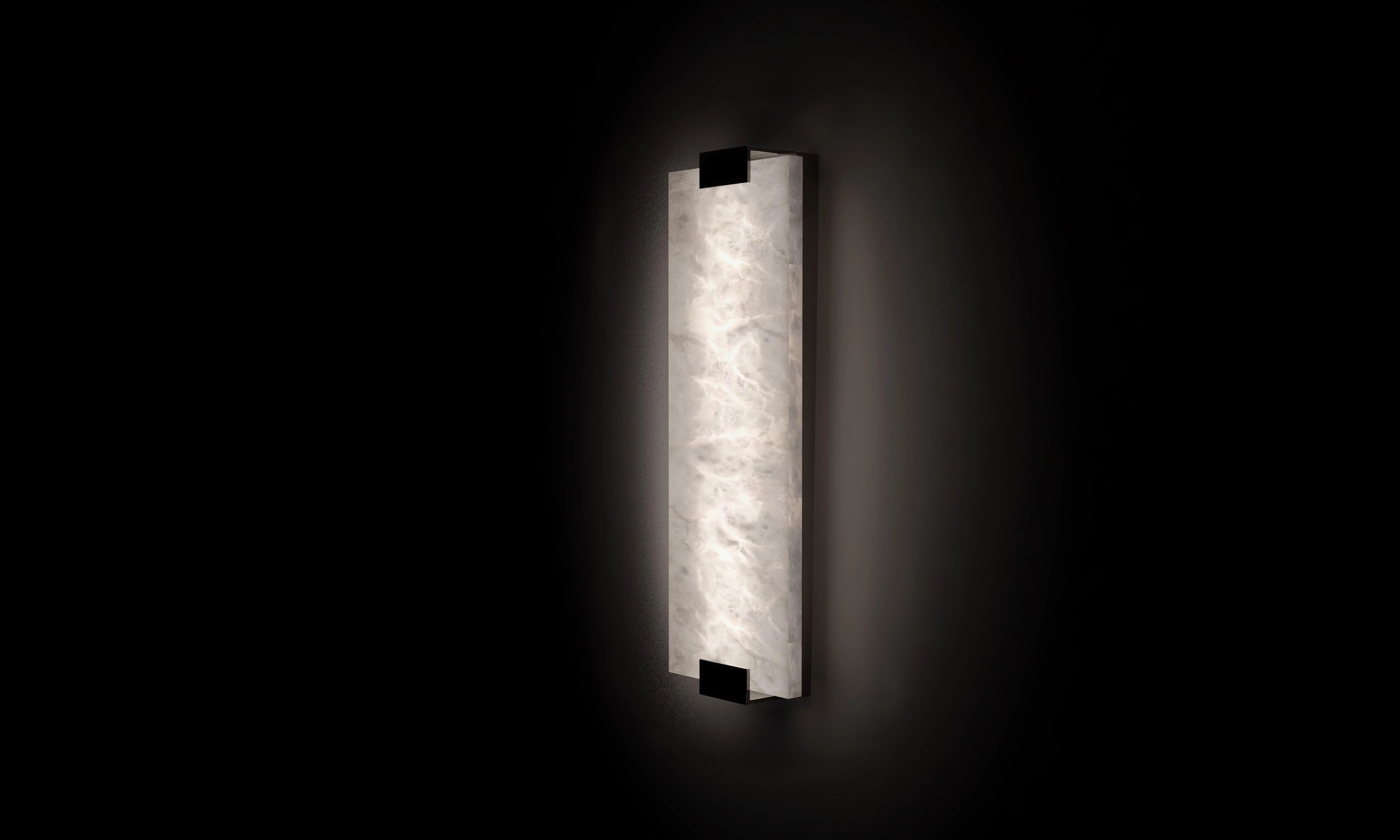 Theseus Alabaster Kairo Wall Sconce 20"H - Image 8