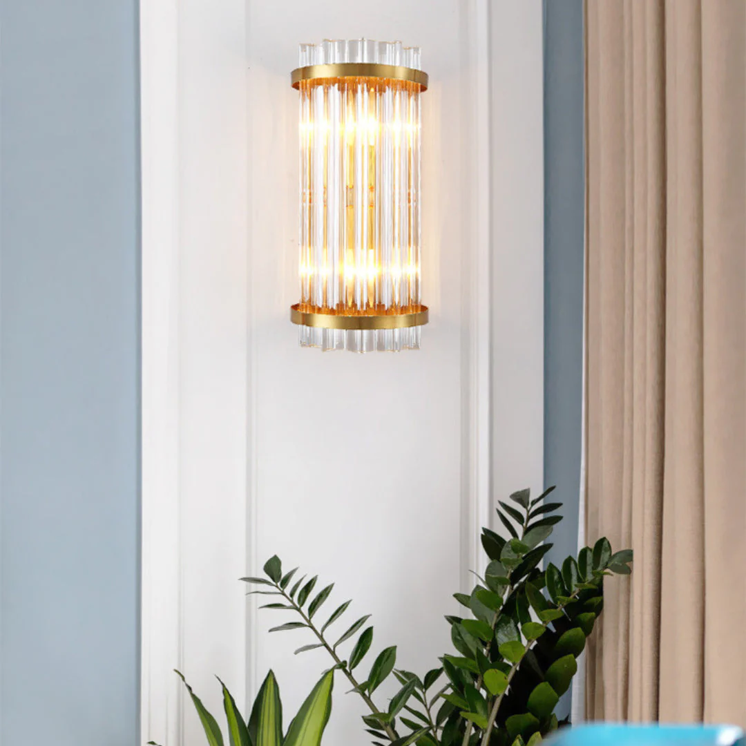 Three Sided Crystal Rod Wall Lamp - Image 11