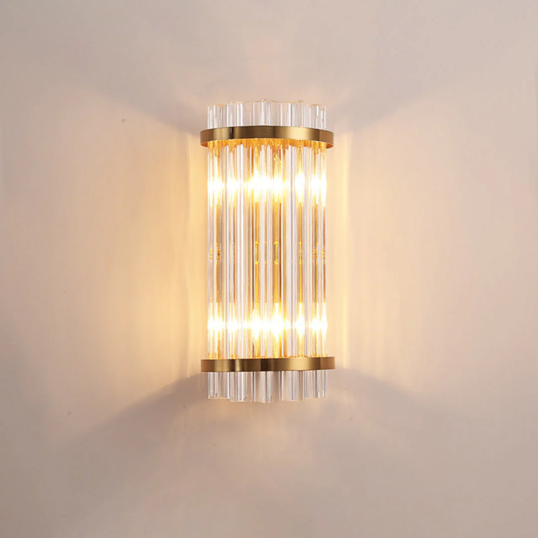Three Sided Crystal Rod Wall Lamp - Image 15