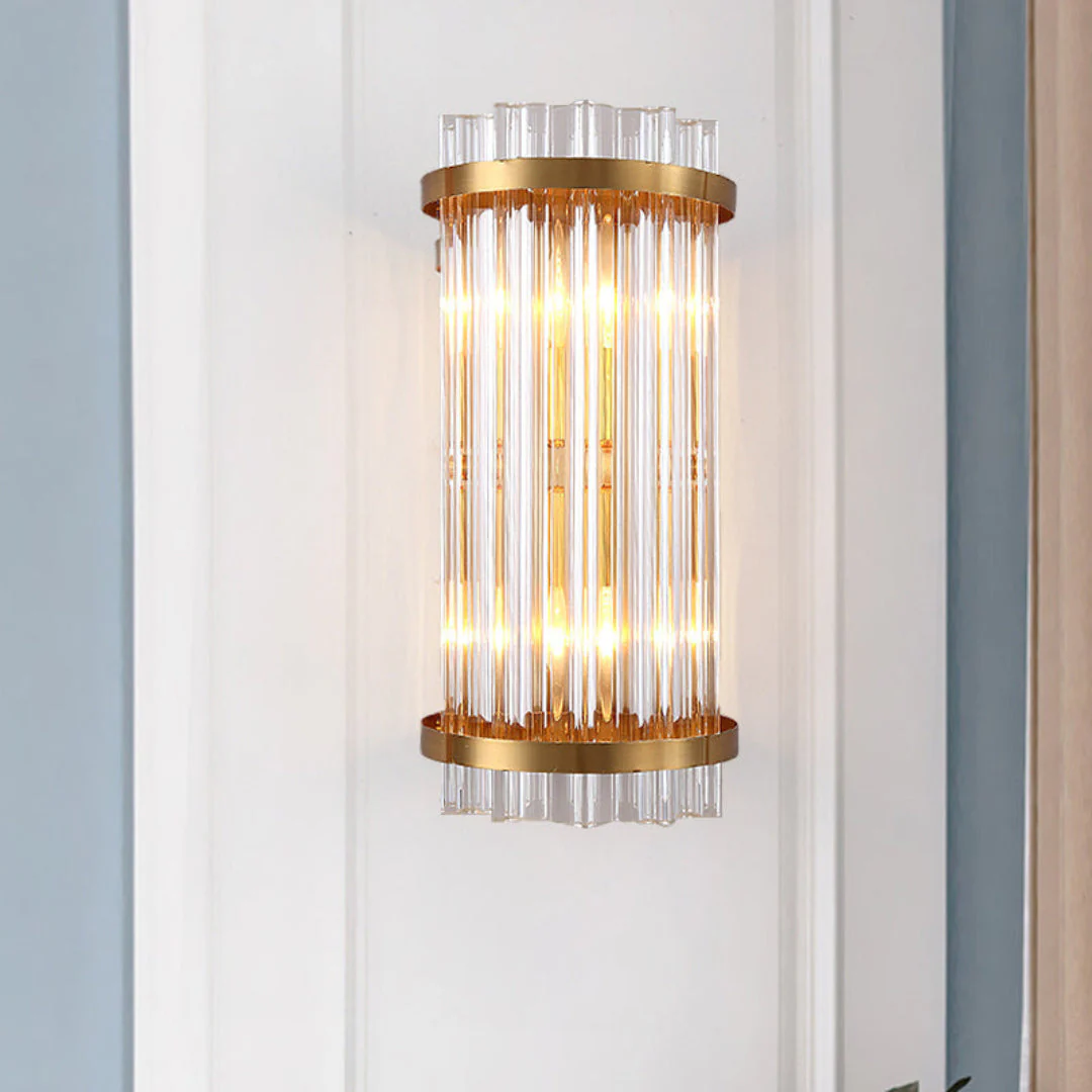Three Sided Crystal Rod Wall Lamp - Image 9