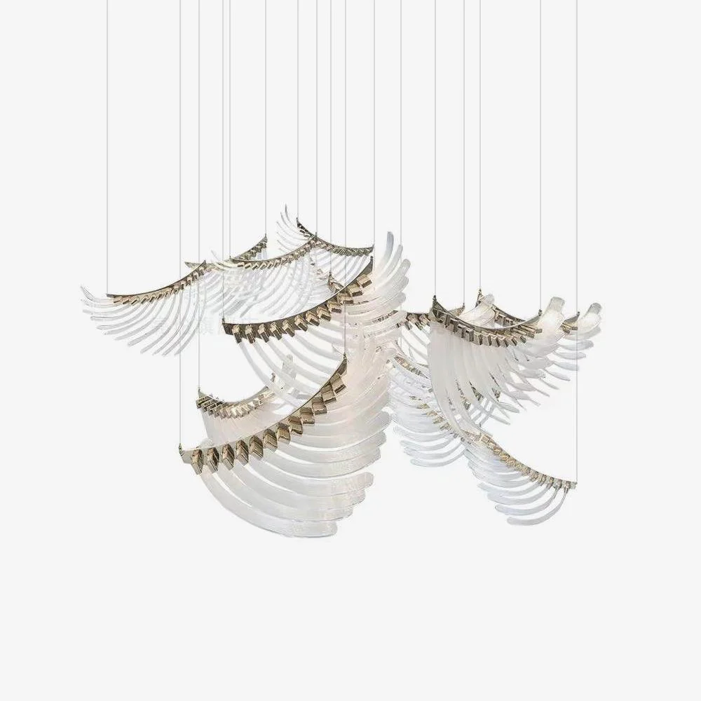 Tiered Palmette Chandelier - Image 2