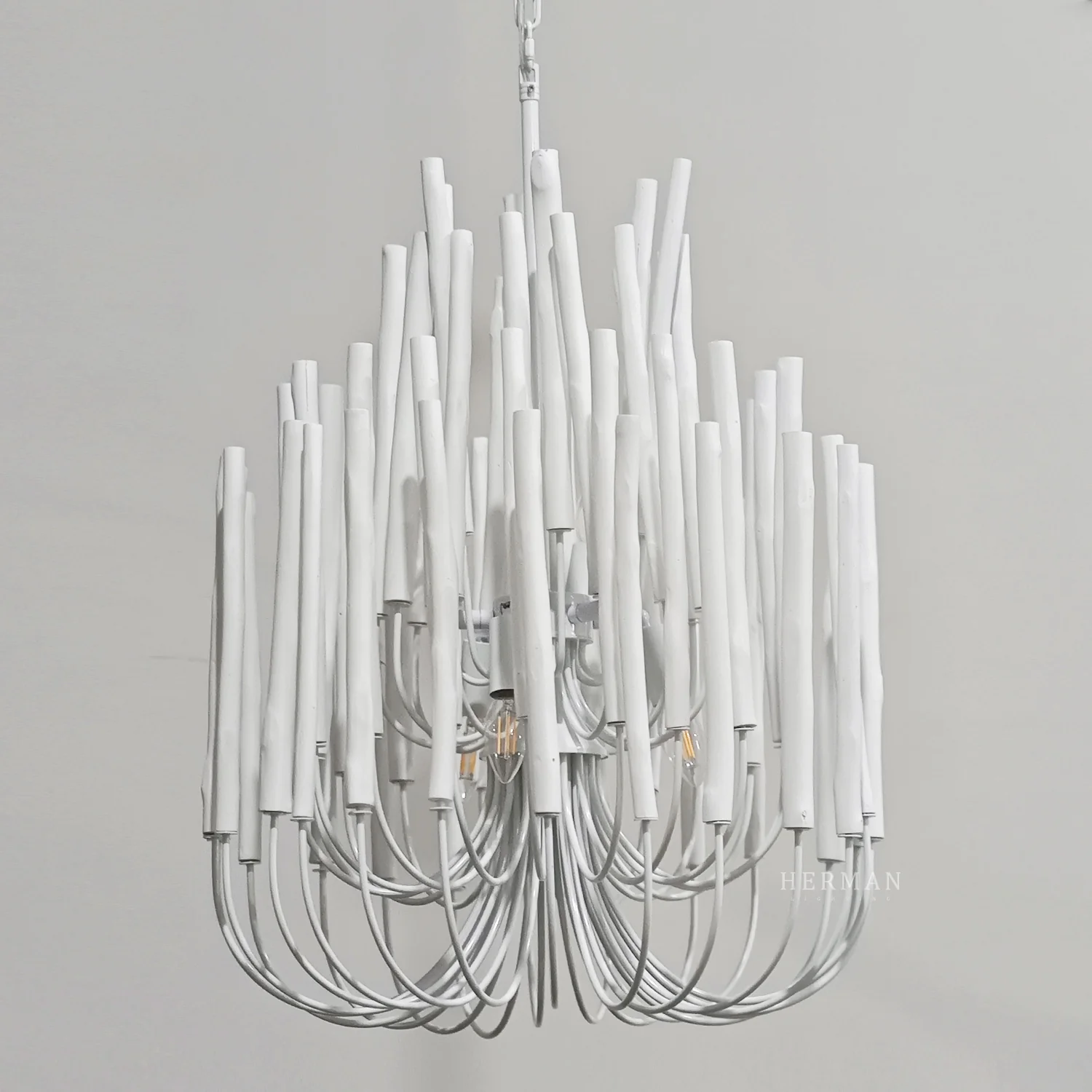 Tilda Alabaster Chandelier  21" 36" - Image 5