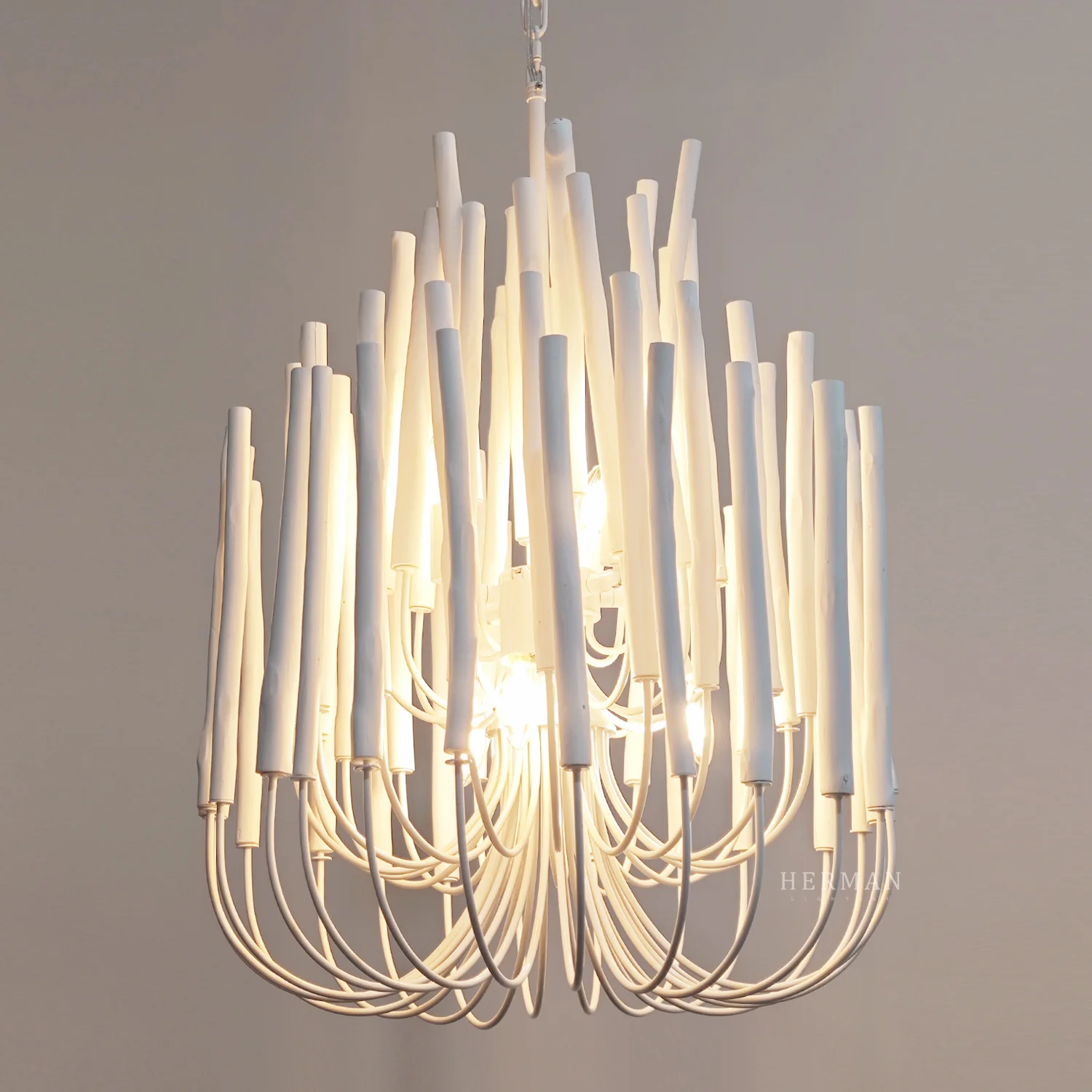 Tilda Alabaster Chandelier  21" 36" - Image 9